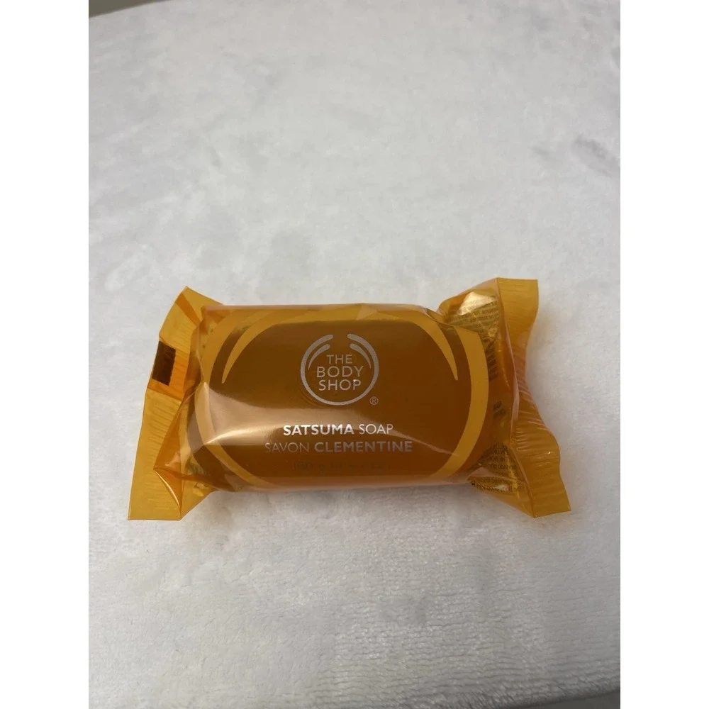 The Body Shop Satsuma‎ Soap Savon 3.5 Oz NEW SEALED Clementine 100g